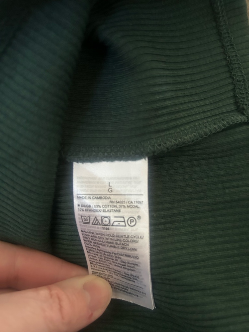 Gap - Long Sleeve Ribbed Tee - Picture 4 of 5